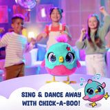 Funtasy Family Chick A Boo interactive plush toy - British product