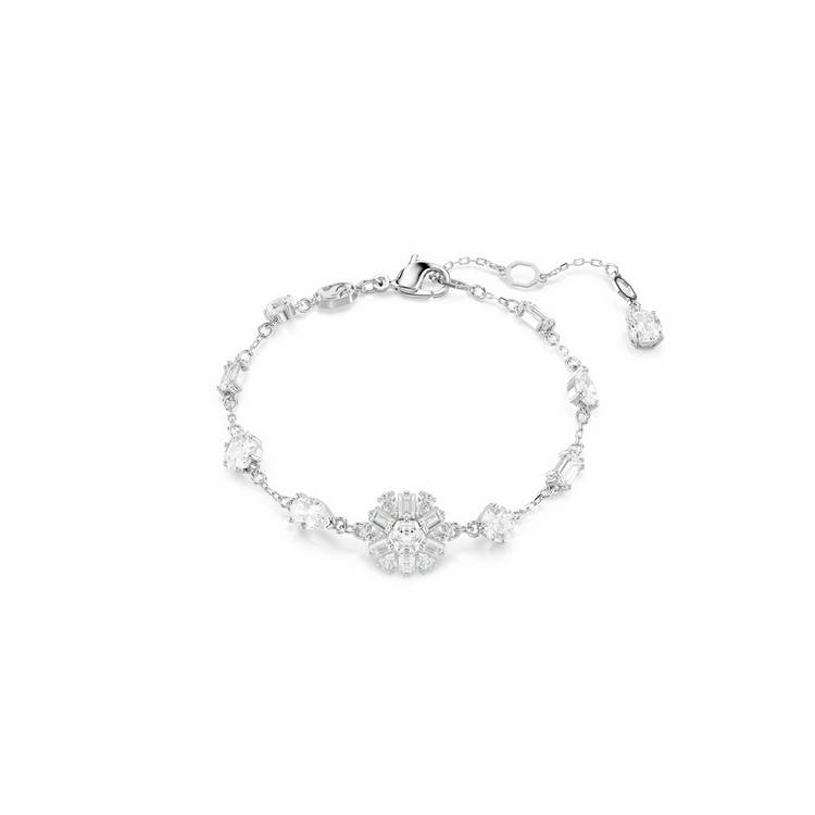 Swarovski Idyilla rhodium plated crystal bracelet, imported from the UK