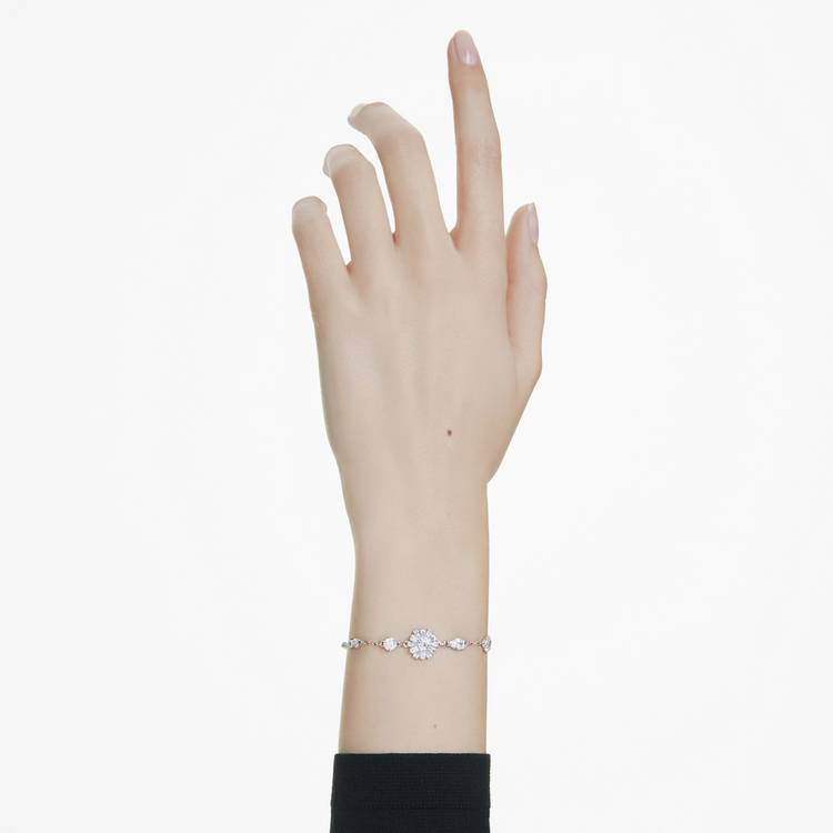 Swarovski Idyilla rhodium plated crystal bracelet, imported from the UK