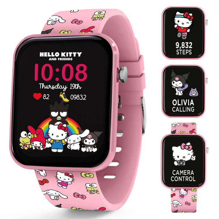 Hello Kitty kids pink smart watch one size, UK version