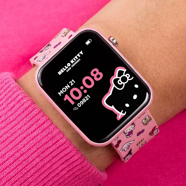 Hello Kitty kids pink smart watch one size, UK version