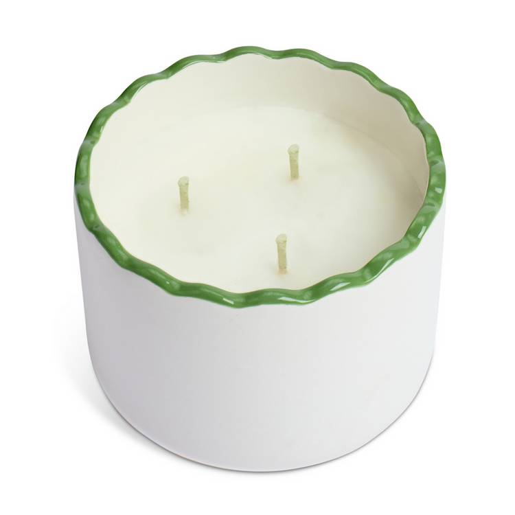 Argos Home citronella candle scalloped edge 29 hours, UK version