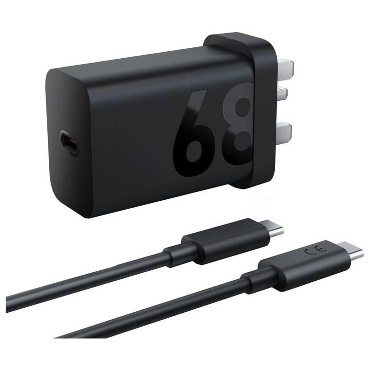 Lenovo 68W USB-C wall charger with cable (British brand)
