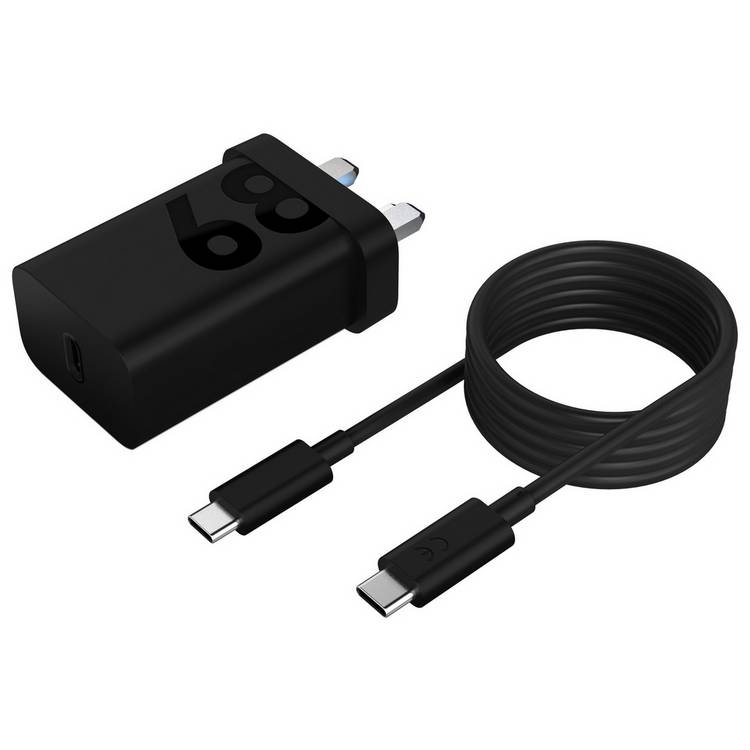 Lenovo 68W USB-C wall charger with cable (British brand)