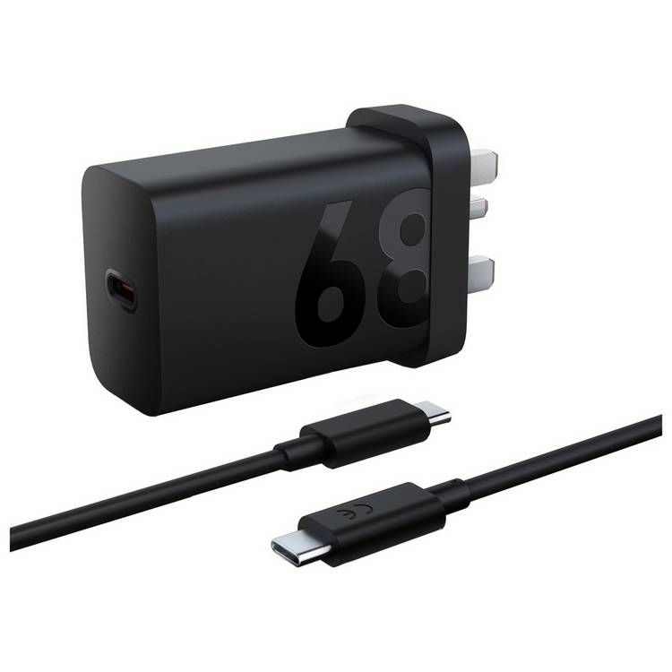 Lenovo 68W USB-C wall charger with cable (British brand)
