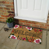 Primeur floral natural doormat 60x40cm, UK version