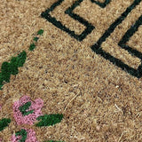 Primeur floral natural doormat 60x40cm, UK version