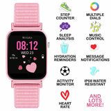 Tikkers kids pink smartwatch and headphone set - British product