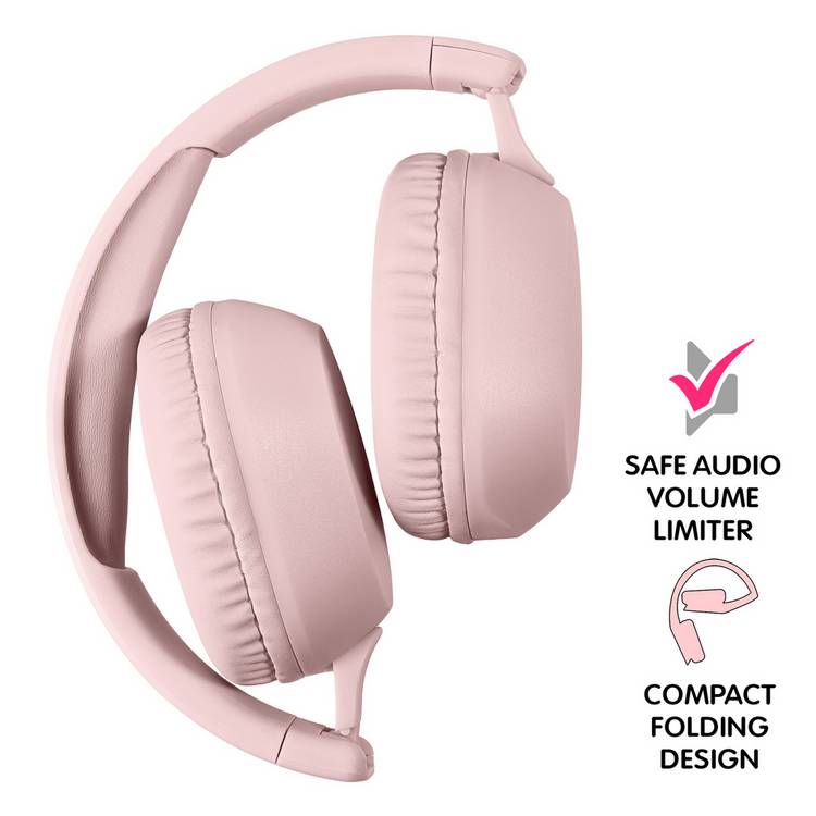 Tikkers kids pink smartwatch and headphone set - British product
