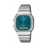 Argos Casio Vintage Analogue Digital Turquoise Dial Bracelet Watch- Buy online at McGrocer