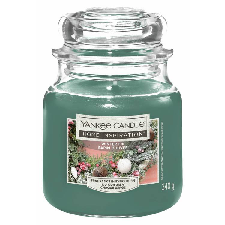 Yankee Candle scented candle Winter Fir medium jar, UK version