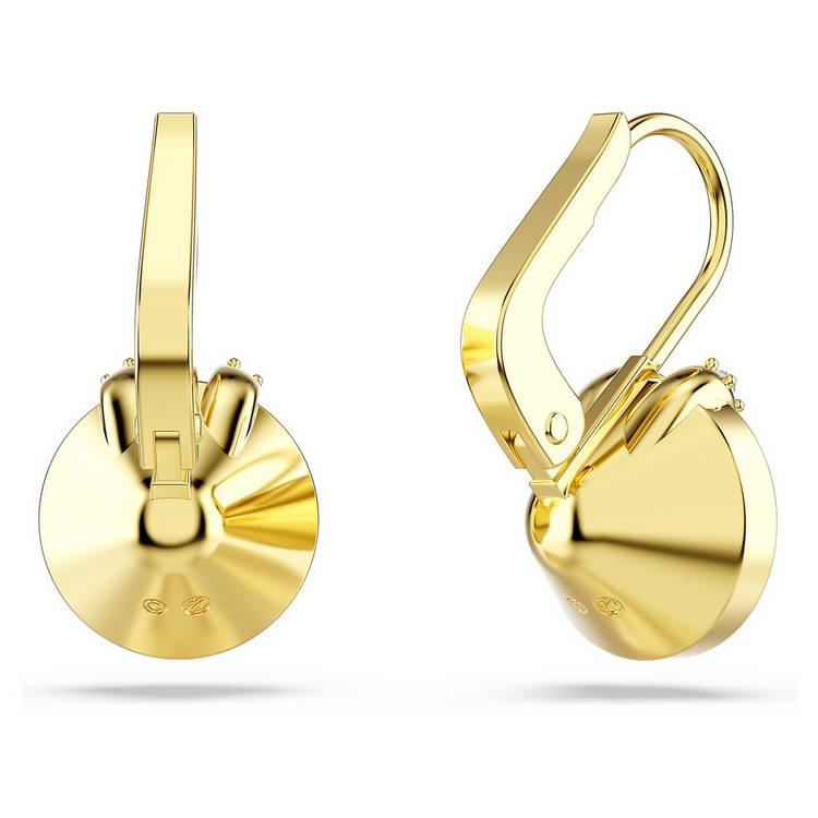 Swarovski gold tone plated Bella V drop earrings (British brand)