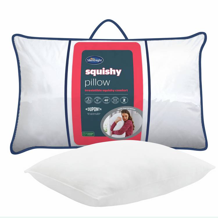 Silentnight Squishy Medium Soft pillow 74x48cm (British brand)