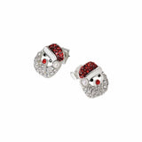 Argos Liars & Lovers Silver Tone Santa Claus Stud Earrings- Buy online at McGrocer