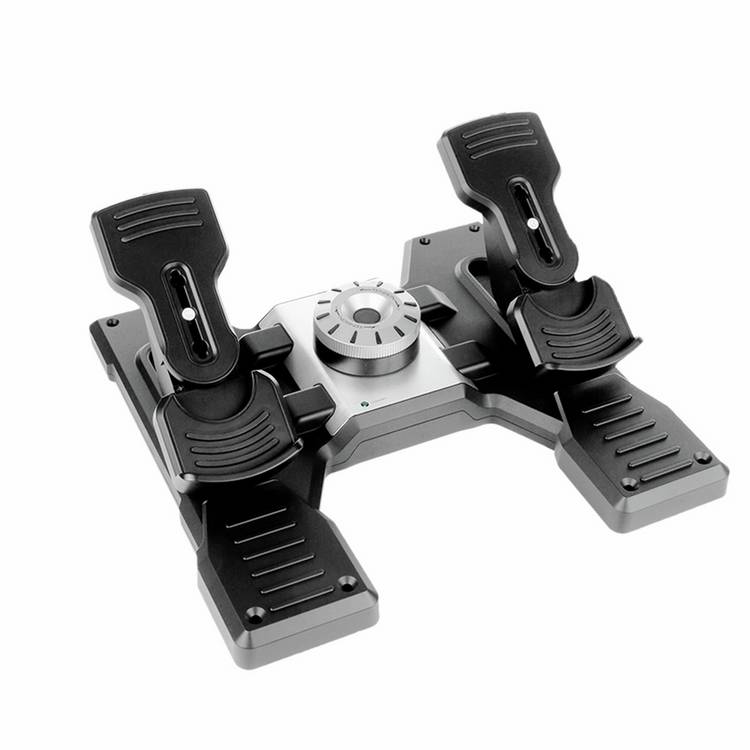 Logitech Pro Flight Rudder Pedals - flight simulator accessory, imported from the UK