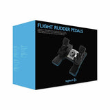 Logitech Pro Flight Rudder Pedals - flight simulator accessory, imported from the UK