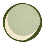 Habitat abstract circle wool cut pile rug 120x120cm (British brand)