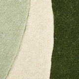 Habitat abstract circle wool cut pile rug 120x120cm (British brand)