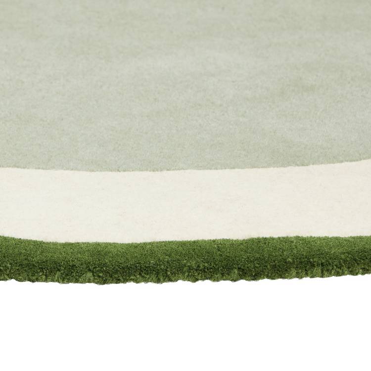 Habitat abstract circle wool cut pile rug 120x120cm (British brand)