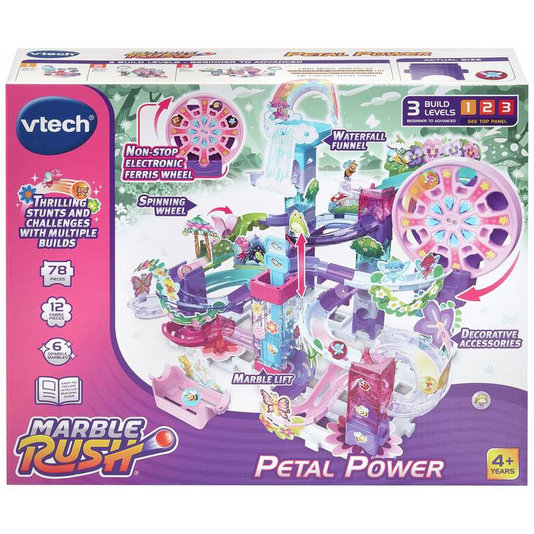 VTech Marble Rush Petal Power marble run toy set, UK version