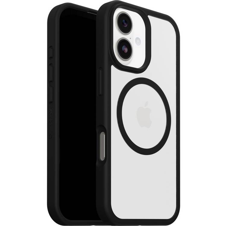 OtterBox React MagSafe phone case in black, UK version