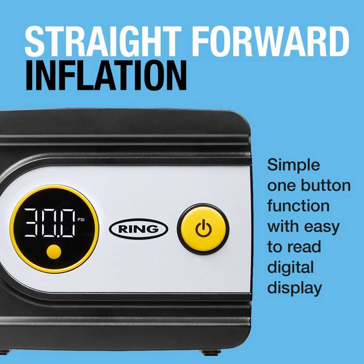 Ring Automotive RAC612 digital tyre inflator UK version