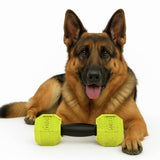Nike Max Fusion large dog toy dumbbell yellow - British product