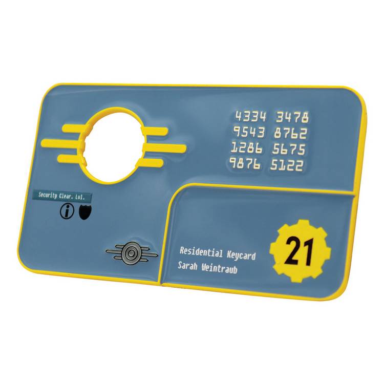 Fanattik Vault 21 Security Keycard replica 110x62mm (British brand)