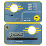 Fanattik Vault 21 Security Keycard replica 110x62mm (British brand)