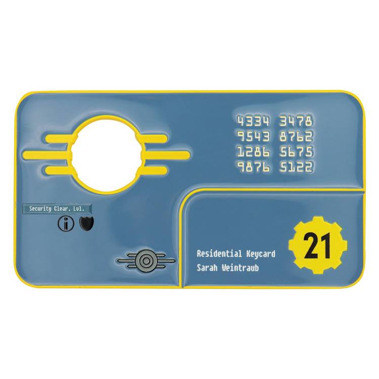 Fanattik Vault 21 Security Keycard replica 110x62mm (British brand)