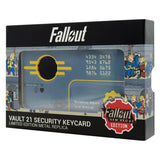 Fanattik Vault 21 Security Keycard replica 110x62mm (British brand)