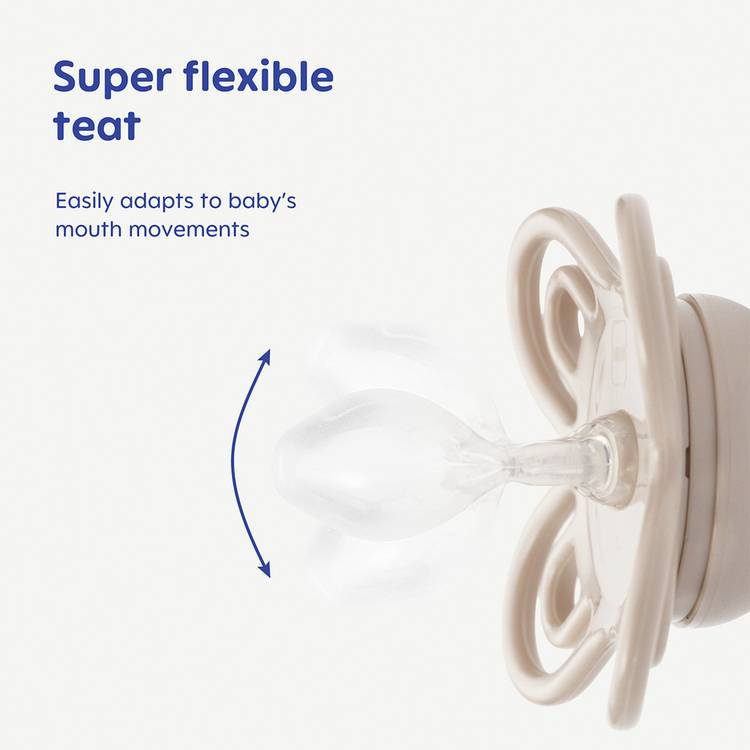 MAM Perfect Night soother for babies 0-6 months, 2 pack (British brand)