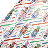 Argos Home wrapping paper nutcracker and bauble set 3 rolls UK version