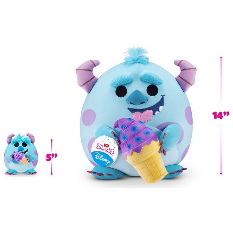 Snackles Disney Sulley soft toy 35cm (British brand)