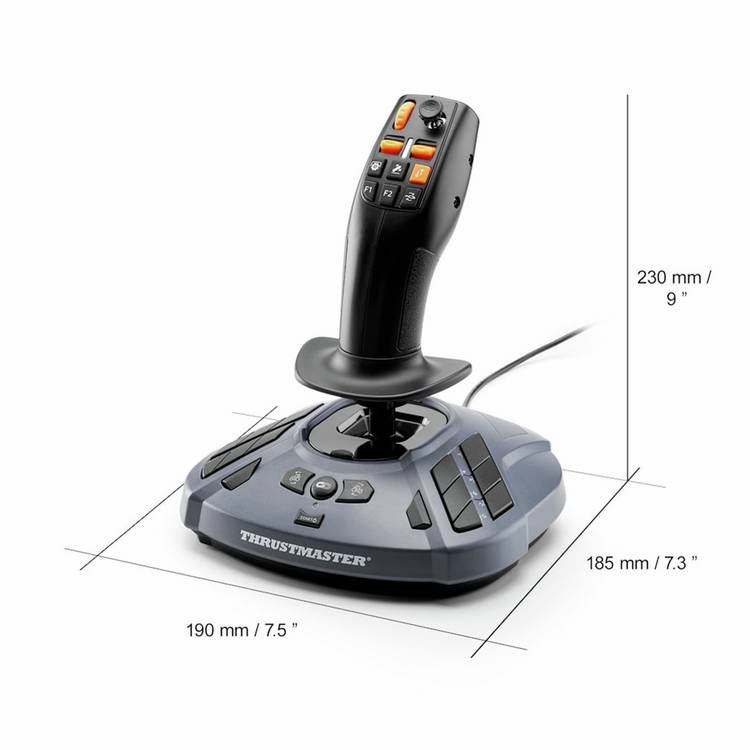 Thrustmaster SimTask Farmstick joystick, imported from the UK