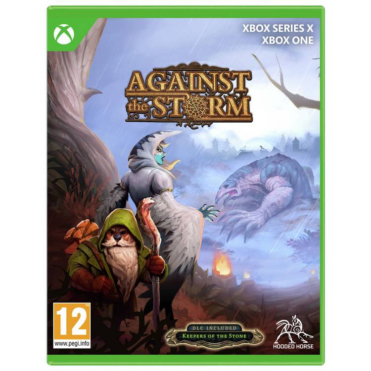 Against the Storm video game disc for Xbox One and Series X - British product
