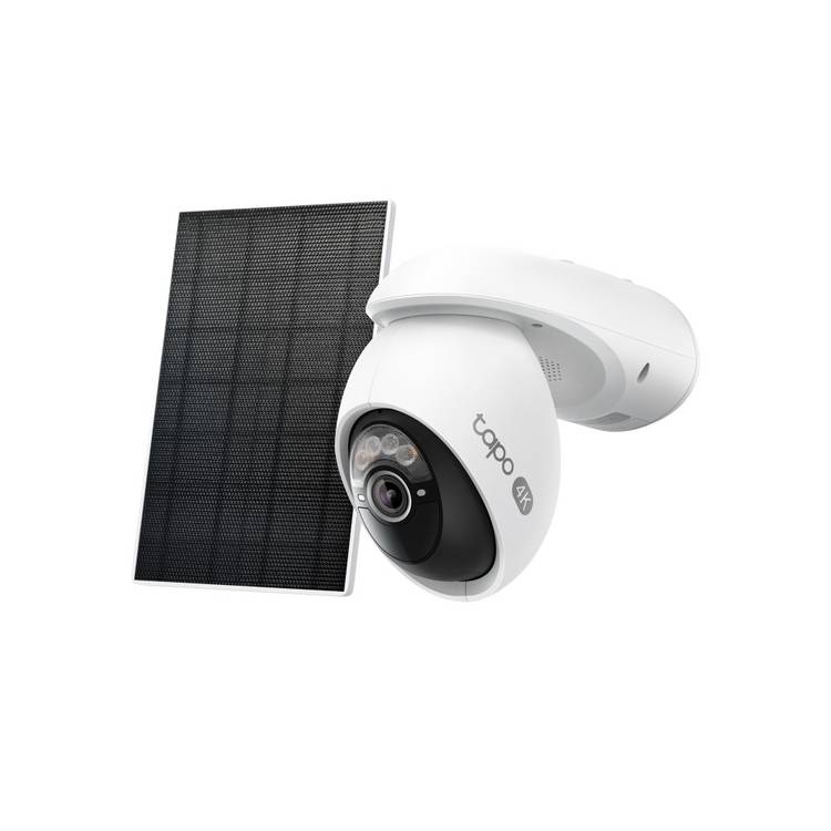 Tapo C660 4K solar-powered pan tilt security camera kit - British product