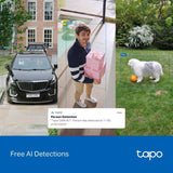 Tapo C660 4K solar-powered pan tilt security camera kit - British product