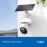 Tapo C660 4K solar-powered pan tilt security camera kit - British product