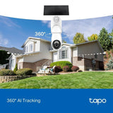 Tapo C660 4K solar-powered pan tilt security camera kit - British product