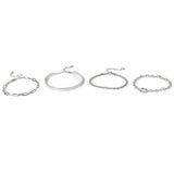 Argos Liars & Lovers Silver T-Bar Paperclip Wristwear Set- Buy online at McGrocer