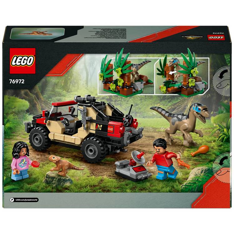 LEGO Jurassic World Raptor Off-Road Escape building set, UK version
