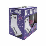 Sanrio Kuromi mug and sock set 350ml (British brand)
