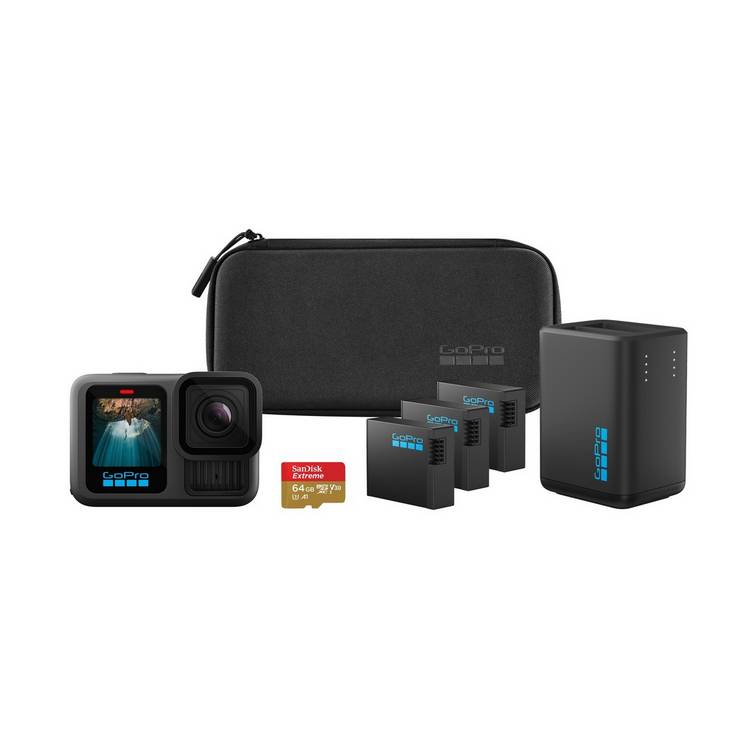 GoPro Hero13 extended power bundle black, imported from the UK