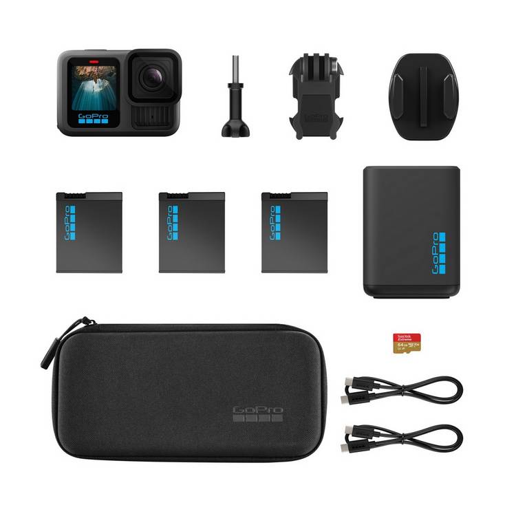 GoPro Hero13 extended power bundle black, imported from the UK