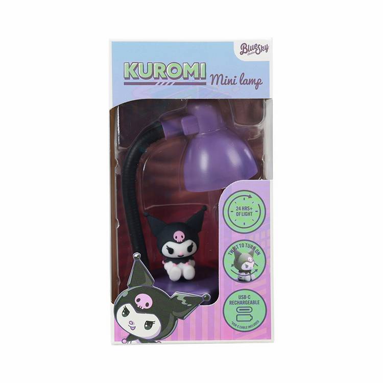 Sanrio Kuromi Mini USB Lamp 15cm, imported from the UK