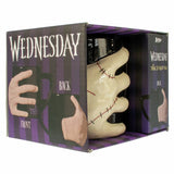 Wednesday 3D Thing Hand Mug ceramic 330ml (British brand)