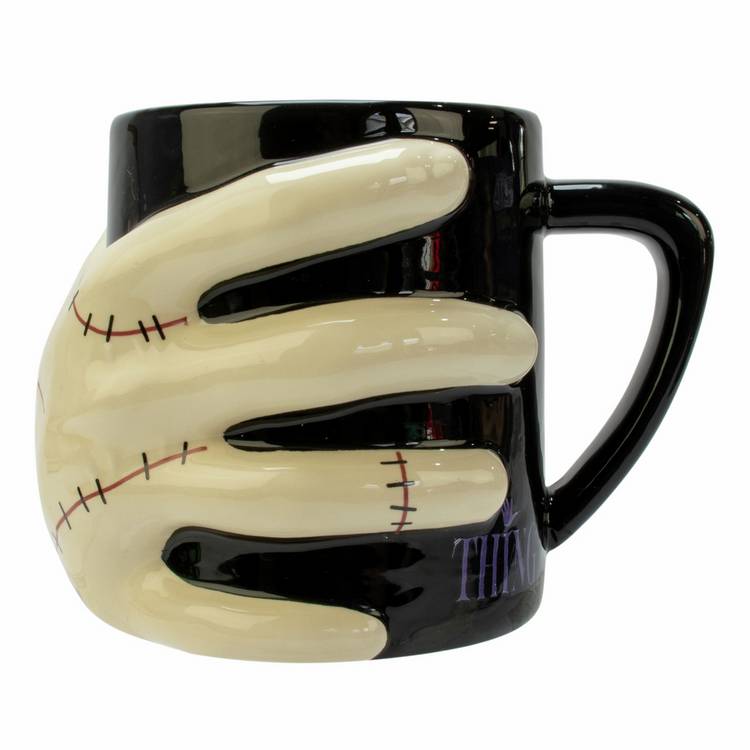 Wednesday 3D Thing Hand Mug ceramic 330ml (British brand)