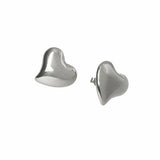 Argos Liars & Lover Stainless Steel Heart Stud Earrings 21mm- Buy online at McGrocer