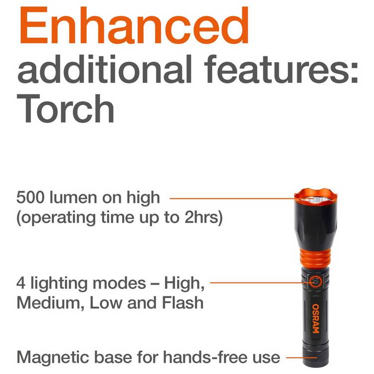 Osram 3-in-1 inspection light kit (British brand)